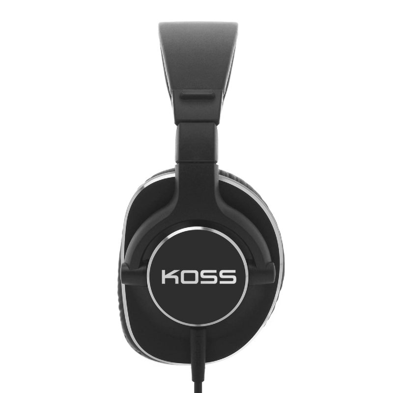 Koss Pro4S Full Size Over-Ear Studio Headphones, Detachable Cord with Dual Choice Entry, Black with Silver Trim - Image 3